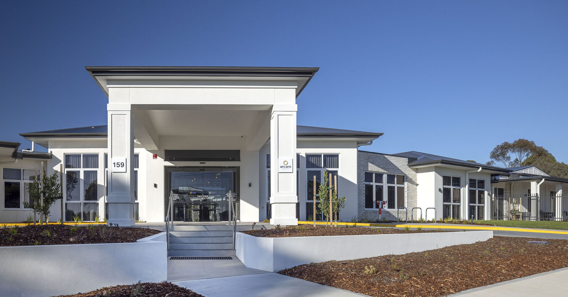 Arcare Gisborne_Exterior_Aged Care Entrance