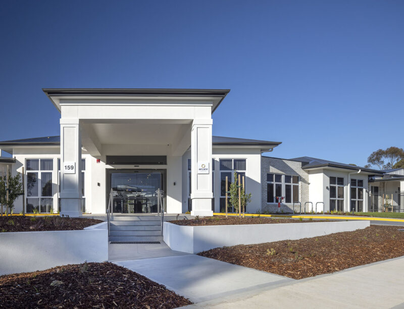Arcare Gisborne_Exterior_Aged Care Entrance