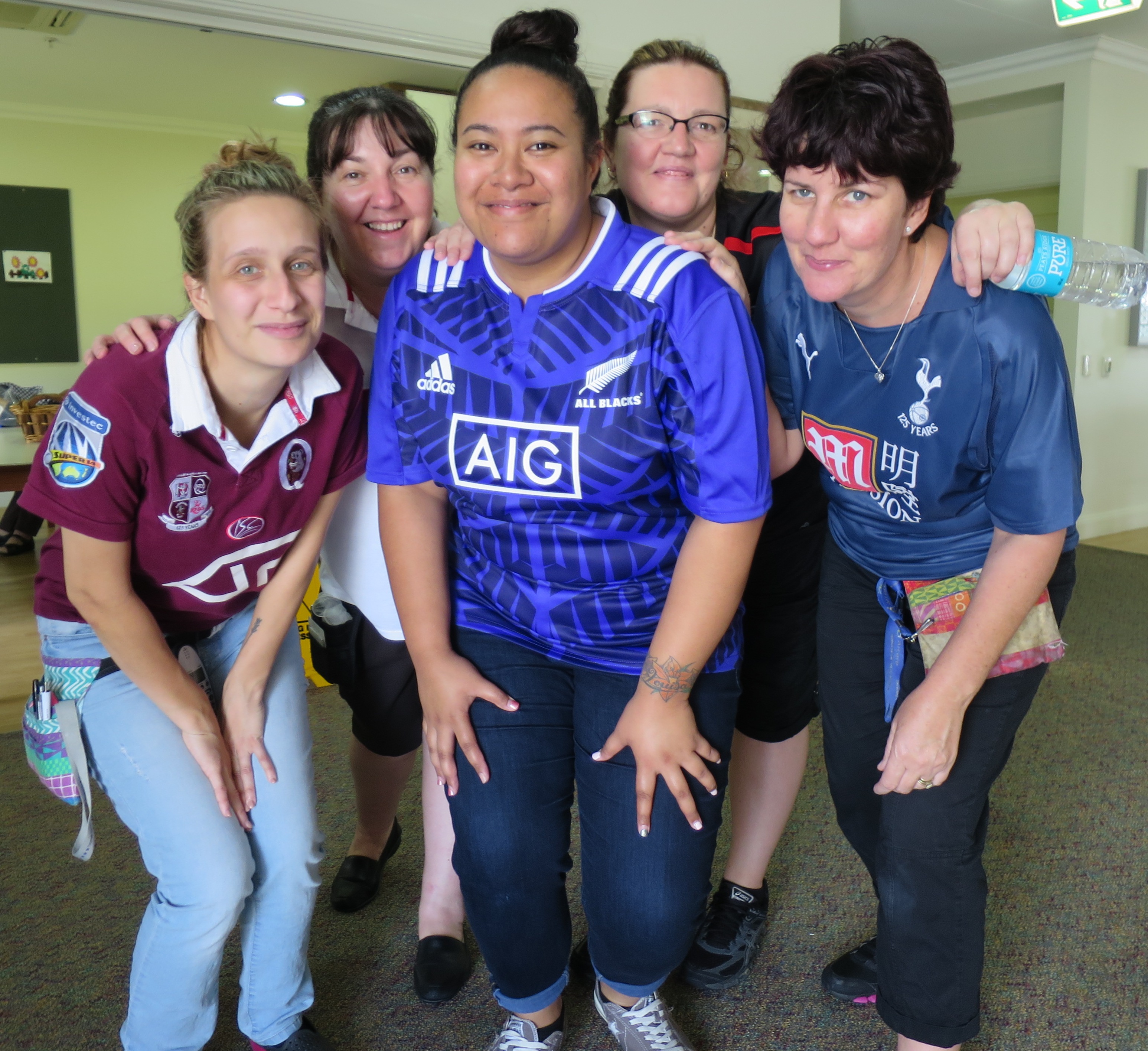 Footy fever at our aged care facility in North Lakes | Arcare